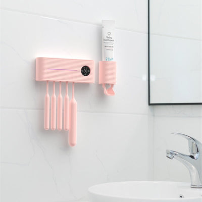 Automatic Air-Drying And Placing Toothbrush Disinfection Box On The Wall