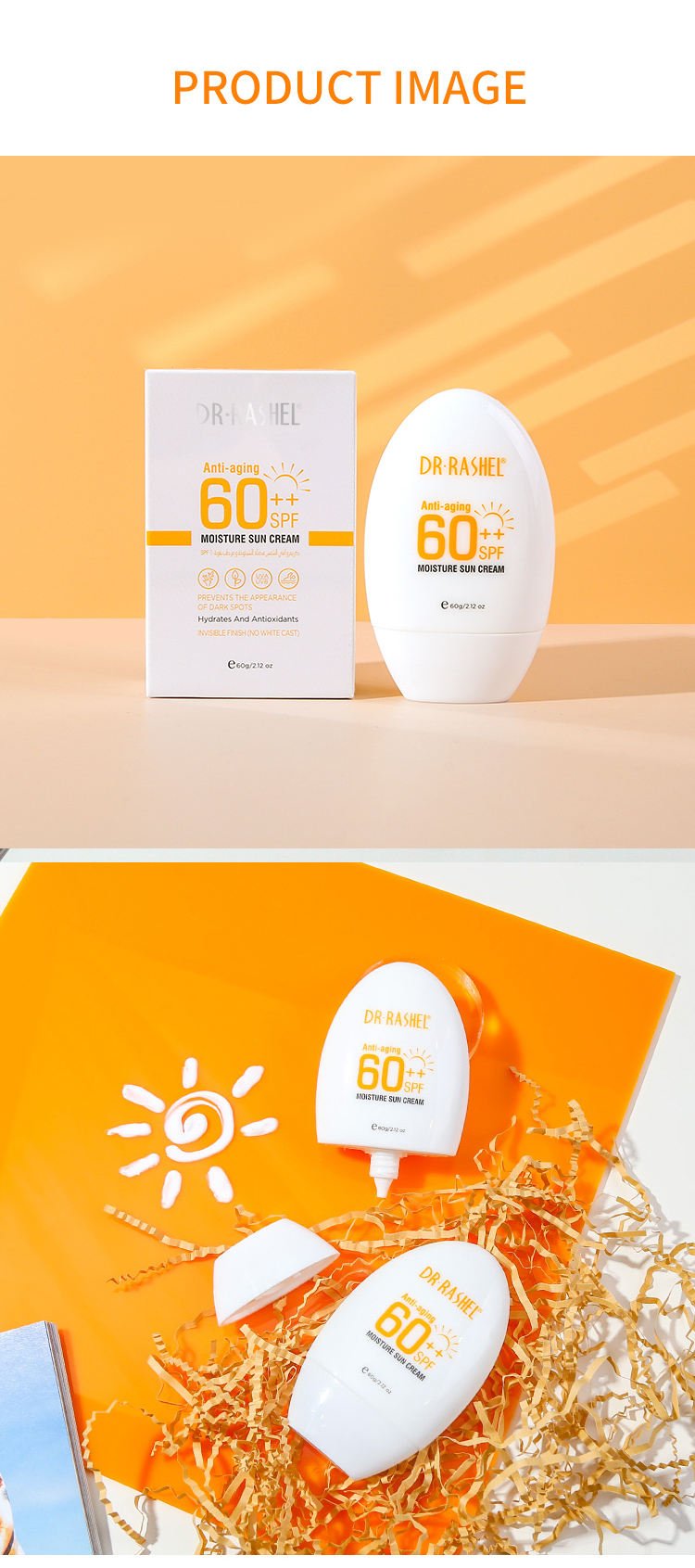 Dr Rashel - Anti-Aging & Moisture Sun Cream SPF 60 ++ (Original)