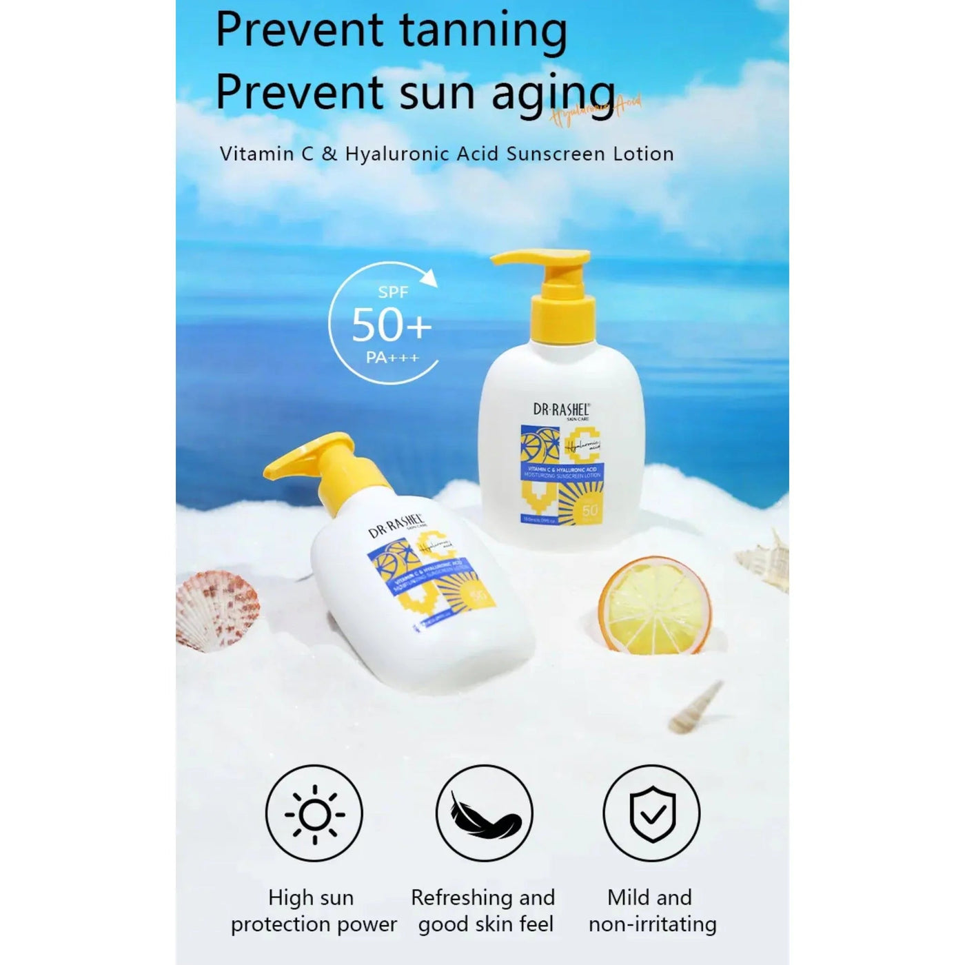 Dr Rashel - VC & Hyaluronic Acid Moisturizing Sunscreen Lotion (Original)