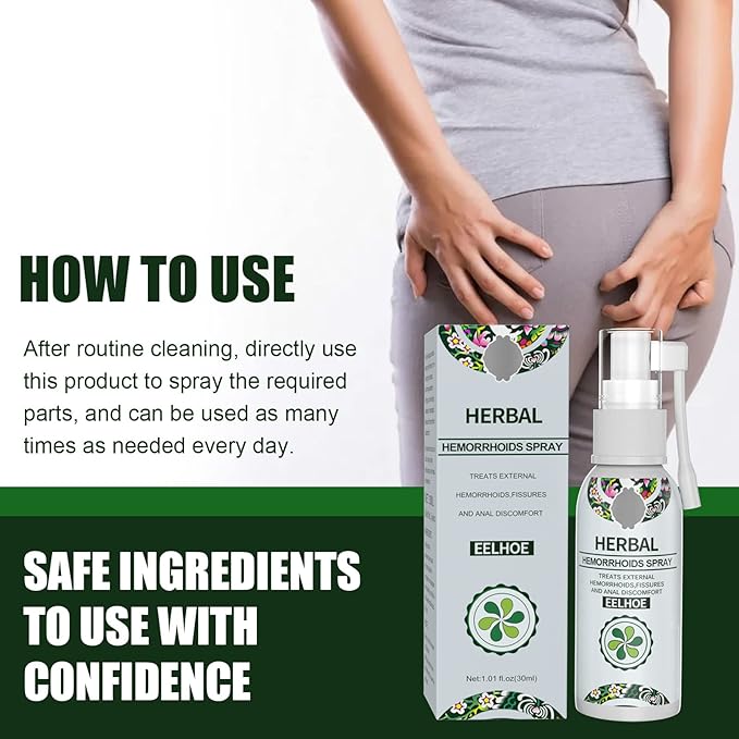Ellehoe - Herbal Hemorrhoids Spray (Original)