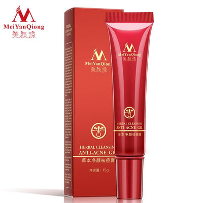 Herbal Anti Acne Treatment Cream, Herbs Reinigungs Gel Face Scar Removal Acne Spots Skin Care Oily Skin Face