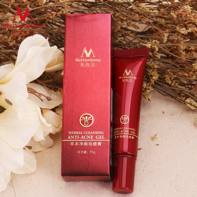 Herbal Anti Acne Treatment Cream, Herbs Reinigungs Gel Face Scar Removal Acne Spots Skin Care Oily Skin Face