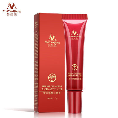 Herbal Anti Acne Treatment Cream, Herbs Reinigungs Gel Face Scar Removal Acne Spots Skin Care Oily Skin Face