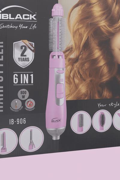iBlack - 6-in-1 Hair Styler