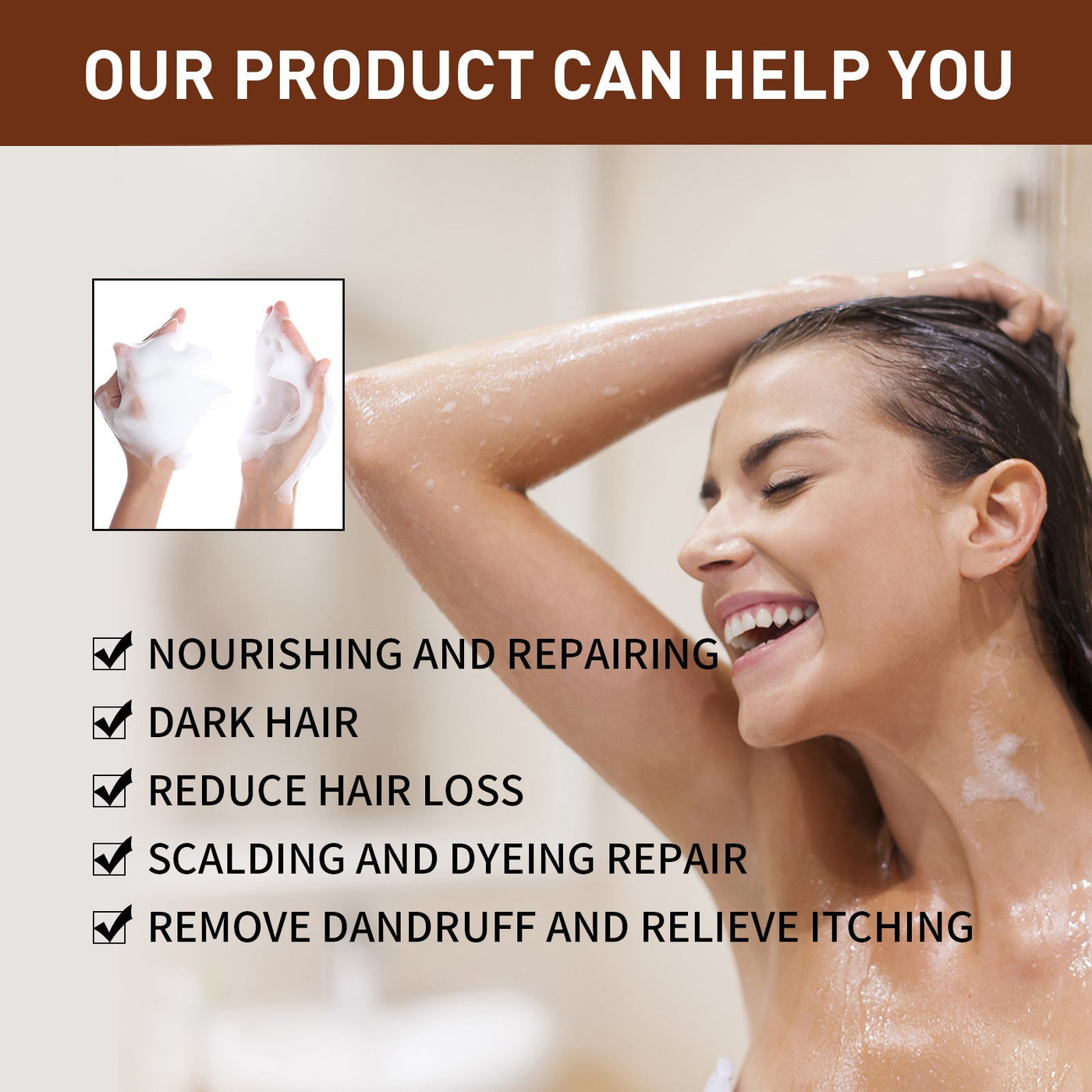 Natural Darkening Polygonum Hair Soap (Original)