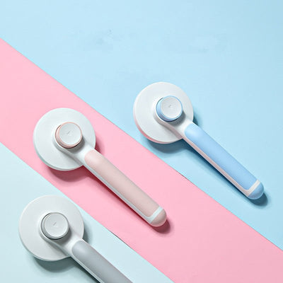 New Round Handle Pet Comb Sticky Bead Massage