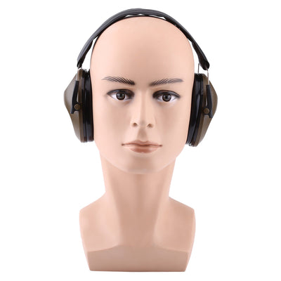 Protection Noise Reduction Earmuff Ear Muff for Industrial Noise Reduction (Brownish Green)